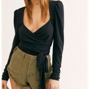 Free People Wrap Top